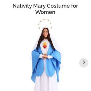 Virgin Mary size adult large costume